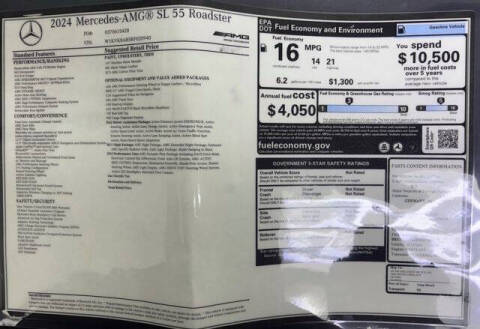 2024 Mercedes-Benz SL-Class AMG SL 55