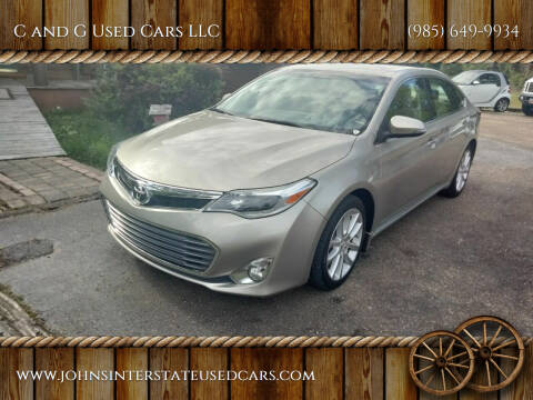 2015 Toyota Avalon for sale at C and G Used Cars LLC in Slidell LA