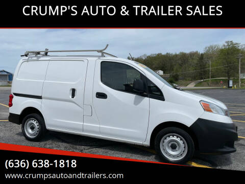 2013 Nissan NV200 for sale at CRUMP'S AUTO & TRAILER SALES in Crystal City MO