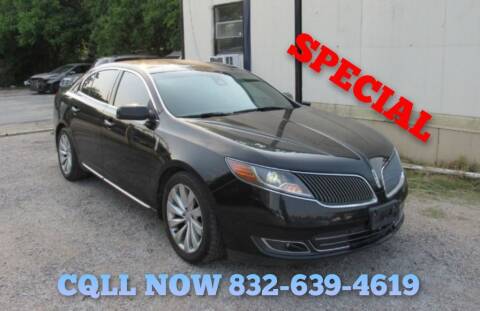 2015 Lincoln MKS for sale at Jump and Drive LLC in Humble TX