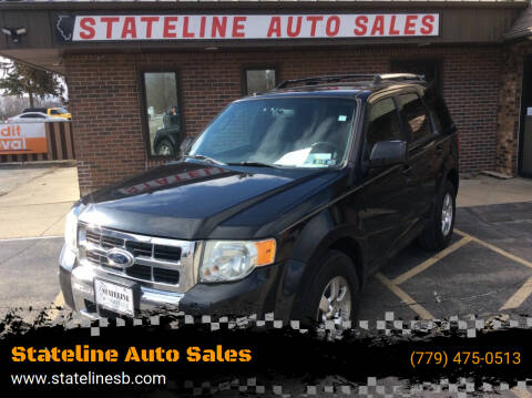 2011 Ford Escape for sale at Stateline Auto Sales in South Beloit IL