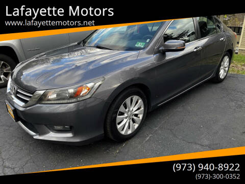 2014 Honda Accord for sale at Lafayette Motors in Lafayette NJ