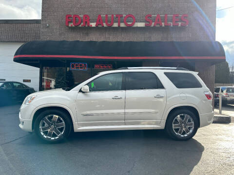 2012 GMC Acadia for sale at F.D.R. Auto Sales in Springfield MA