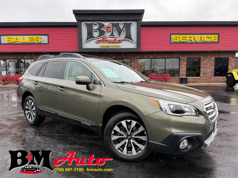 2015 Subaru Outback for sale at B & M Auto Sales Inc. in Oak Forest IL
