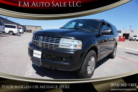 2011 Lincoln Navigator L for sale at F.M Auto Sale LLC in Dallas TX
