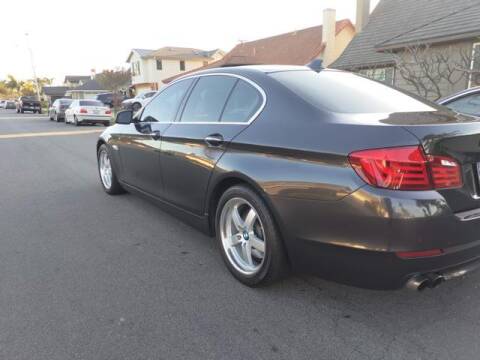 2012 BMW 5 Series for sale at DNZ Automotive Sales & Service in Costa Mesa CA