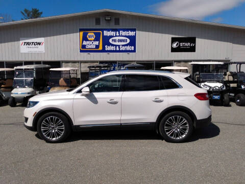 2017 Lincoln MKX for sale at Ripley & Fletcher Pre-Owned Sales & Service in Farmington ME