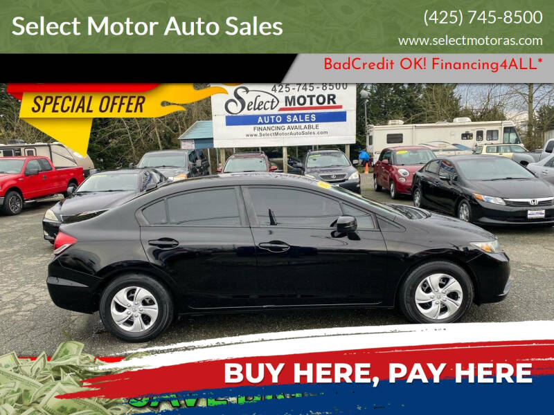 2015 Honda Civic for sale at Select Motor Auto Sales in Lynnwood WA