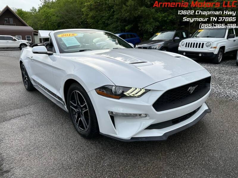2018 Ford Mustang for sale at Armenia Motors in Seymour TN