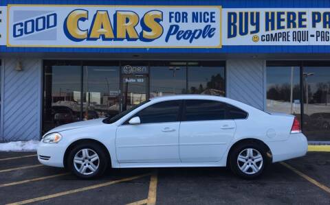 2011 Chevrolet Impala for sale at Good Cars 4 Nice People in Omaha NE