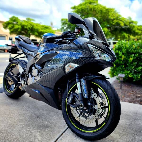 2021 Kawasaki NINJA ZX6R ABS for sale at Von Baron Motorcycles, LLC. - Motorcycles in Fort Myers FL
