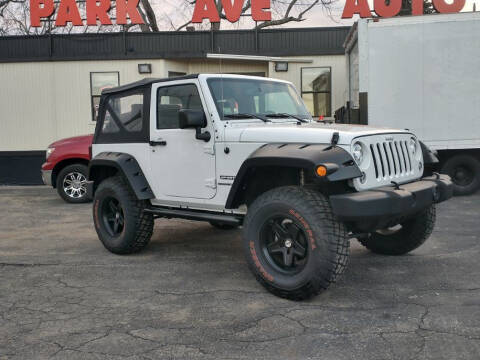 2017 Jeep Wrangler for sale at Park Ave Auto Inc. in Worcester MA