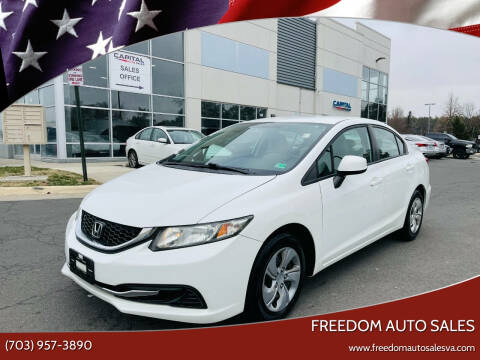 2013 Honda Civic for sale at Freedom Auto Sales in Chantilly VA