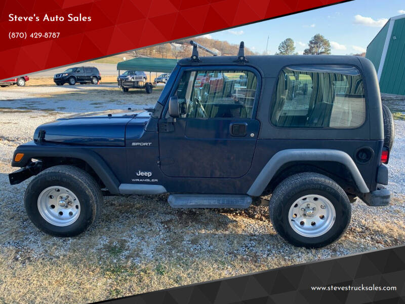 2003 Jeep Wrangler for sale at Steve's Auto Sales in Harrison AR