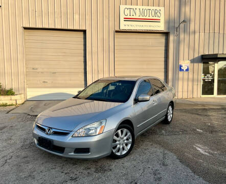 2006 Honda Accord for sale at CTN MOTORS in Houston TX