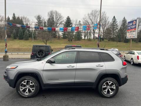 2015 Jeep Cherokee for sale at Car Factory of Latrobe in Latrobe PA