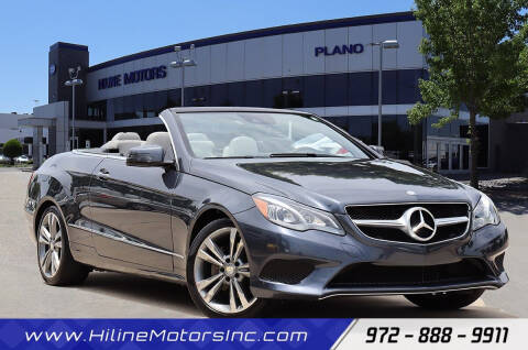 2014 Mercedes-Benz E-Class for sale at HILINE MOTORS in Plano TX