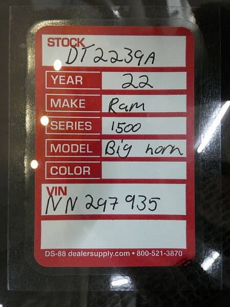 2022 RAM 1500