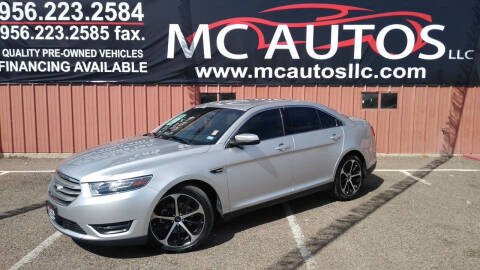 2015 Ford Taurus for sale at MC Autos LLC in Pharr TX