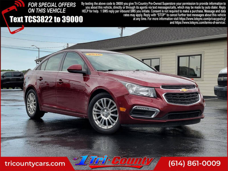 2016 Chevrolet Cruze Limited for sale at Tri-County Pre-Owned Superstore in Reynoldsburg OH