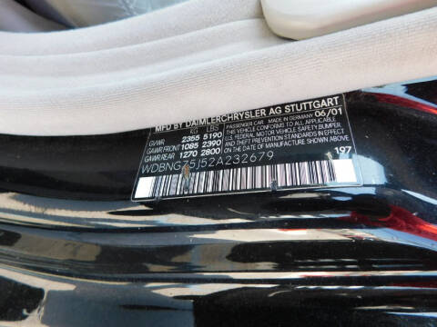 2002 Mercedes-Benz S-Class S 500