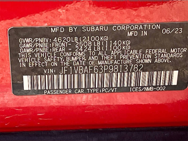 2023 Subaru WRX Premium