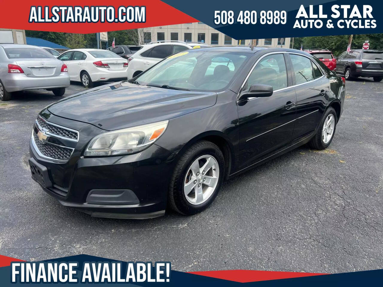 2013 Chevrolet Malibu for sale at All Star Auto  Cycles in Marlborough, MA