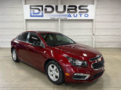 2015 Chevrolet Cruze for sale at DUBS AUTO LLC in Clearfield UT
