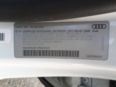 2015 Audi A7 3.0T quattro Premium Plus