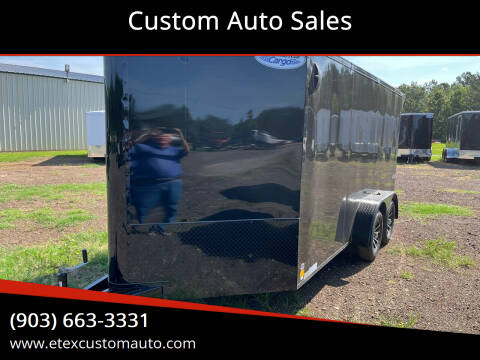 2023 Continental Cargo 7x14 Motorcycle Trailer for sale at Custom Auto Sales - TRAILERS in Longview TX