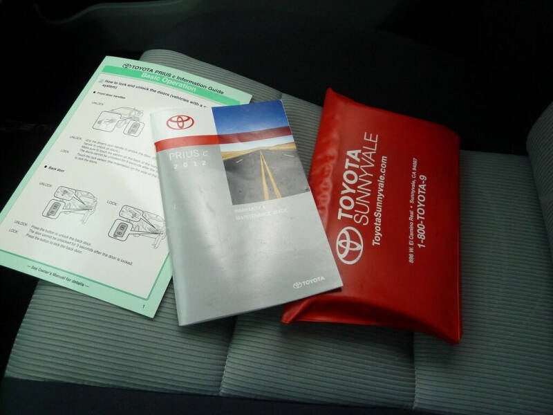 2012 Toyota Prius c Three