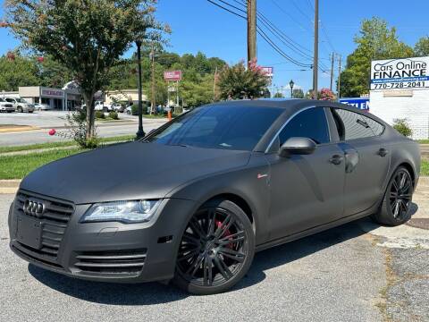 2012 Audi A7 for sale at Car Online in Roswell GA