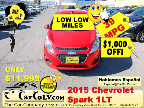 2015 Chevrolet Spark for sale at The Car Company in Las Vegas NV