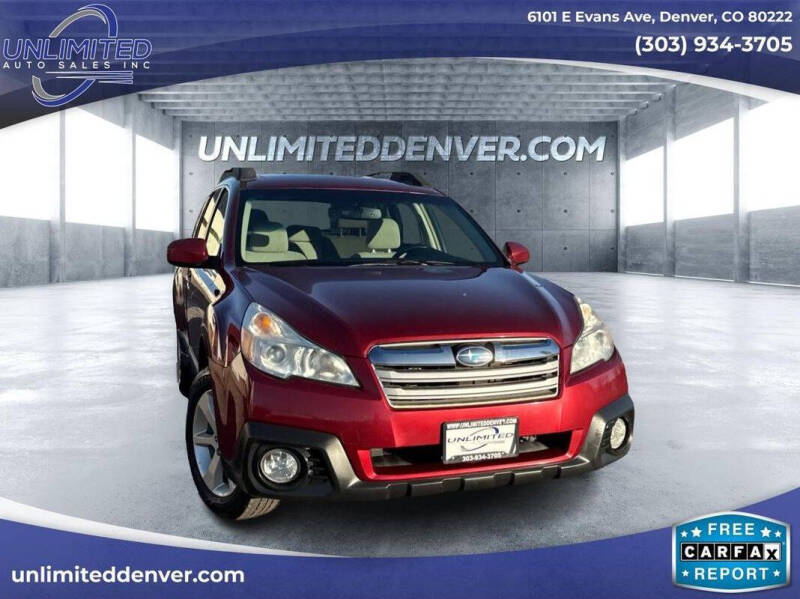 2013 Subaru Outback for sale at Unlimited Auto Sales in Denver CO