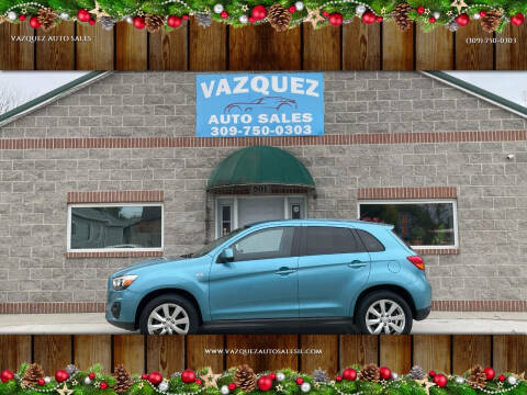 2014 Mitsubishi Outlander Sport for sale at VAZQUEZ AUTO SALES in Bloomington IL