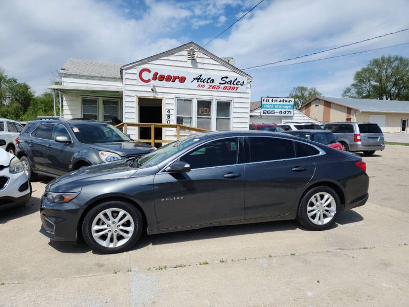 2018 Chevrolet Malibu for sale at Cicero Auto Sales LLC in Des Moines IA