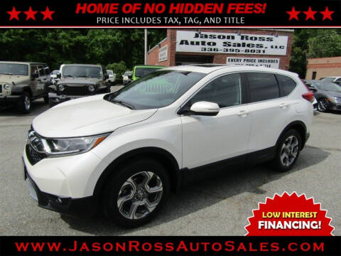 2018 Honda CR-V for sale at Jason Ross Auto Sales in Burlington NC