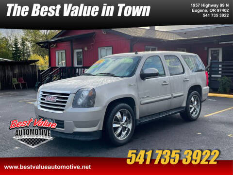 2008 GMC Yukon for sale at Best Value Automotive in Eugene OR