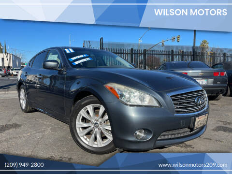 2011 Infiniti M37 for sale at WILSON MOTORS in Stockton CA