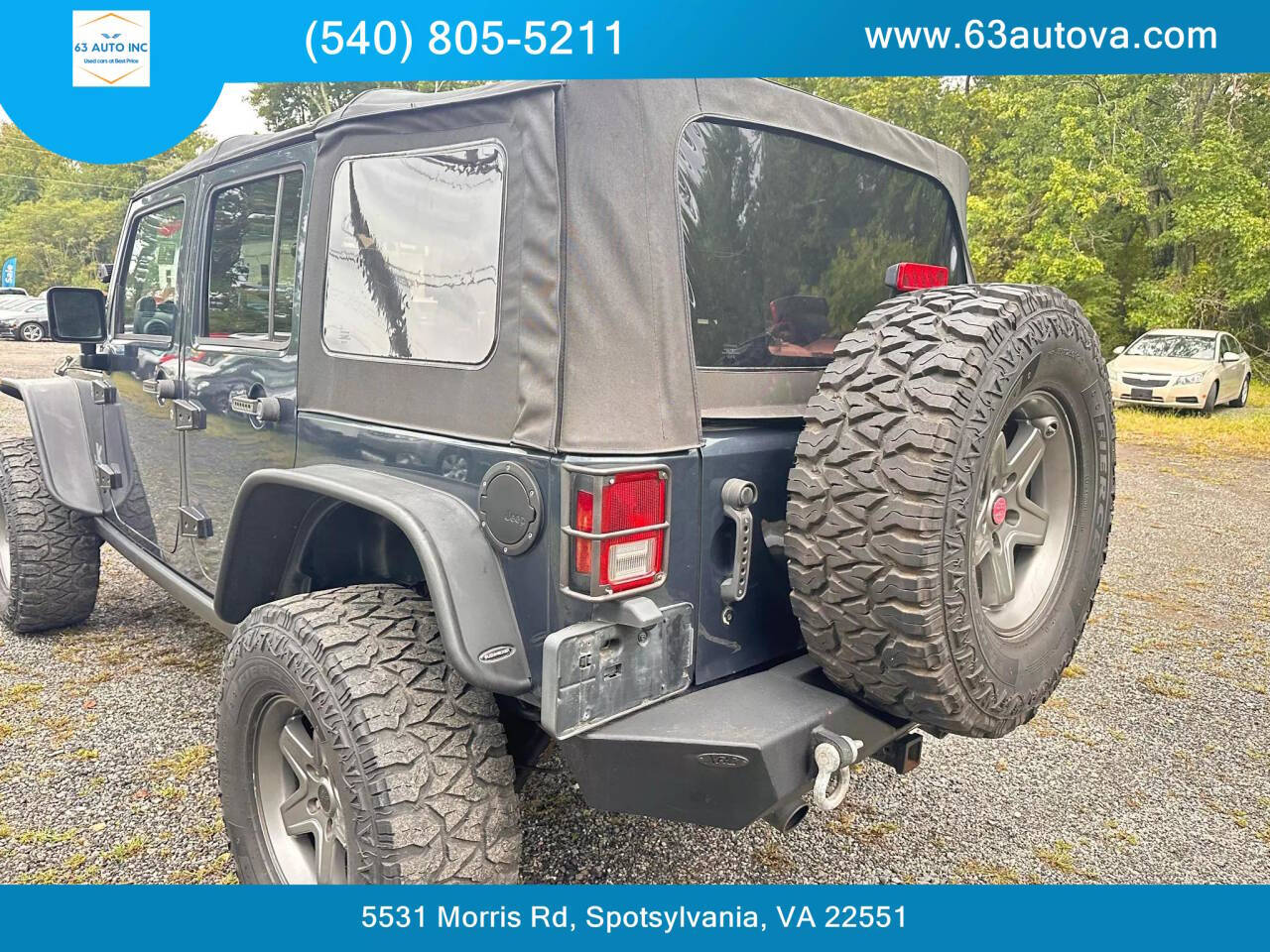 2008 Jeep Wrangler Unlimited for sale at 63 Auto Inc in Spotsylvania, VA