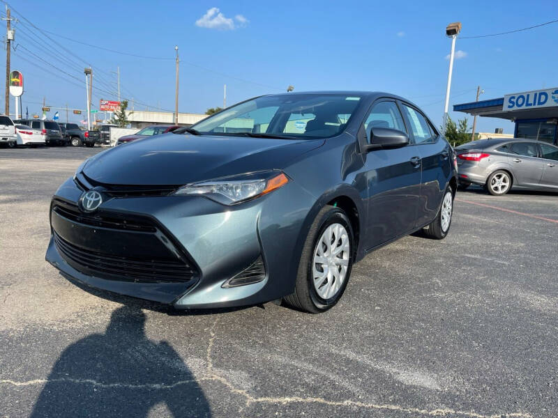 2019 Toyota Corolla for sale at Solid Motors LLC in Garland TX