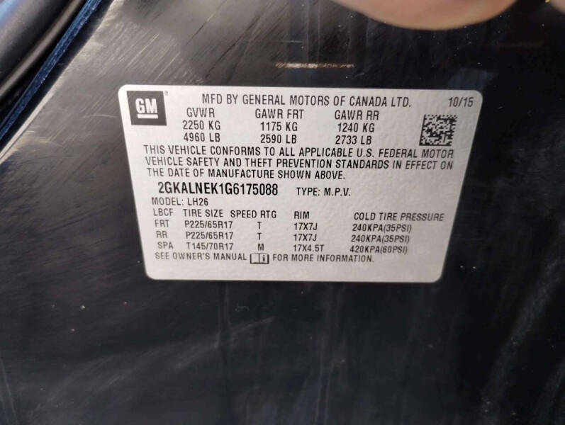 2016 GMC Terrain SLE-2