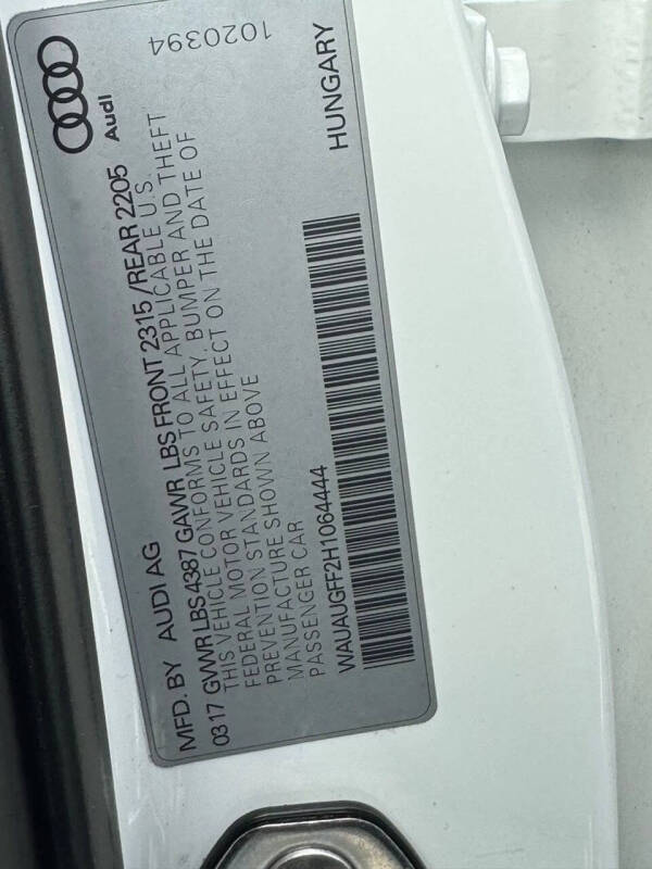 2017 Audi A3 2.0T Premium