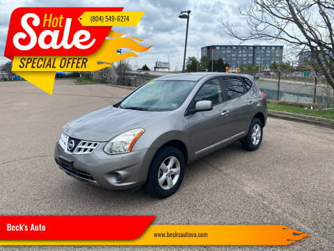 2013 Nissan Rogue for sale at Beck's Auto in Chesterfield VA
