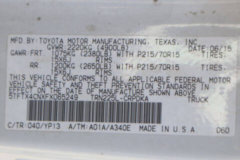 2015 Toyota Tacoma