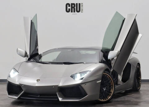 2016 Lamborghini Aventador for sale at S&A Automotive Corp DBA CRU in Houston TX