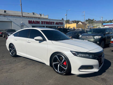 2018 Honda Accord for sale at Main Street Auto in Vallejo CA