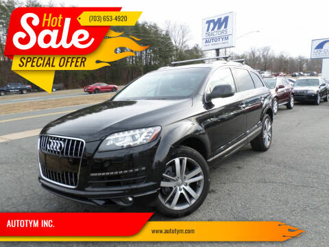 2014 Audi Q7 for sale at AUTOTYM INC. in Fredericksburg VA