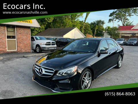 2014 Mercedes-Benz E-Class for sale at Ecocars Inc. in Nashville TN