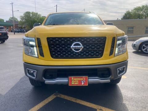 2017 Nissan Titan for sale at RABIDEAU'S AUTO MART in Green Bay WI